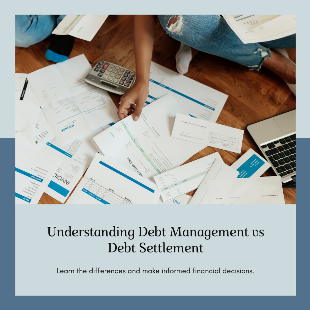 debt management vs debt settlement